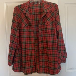 L.L. Bean Plaid LS Shirt